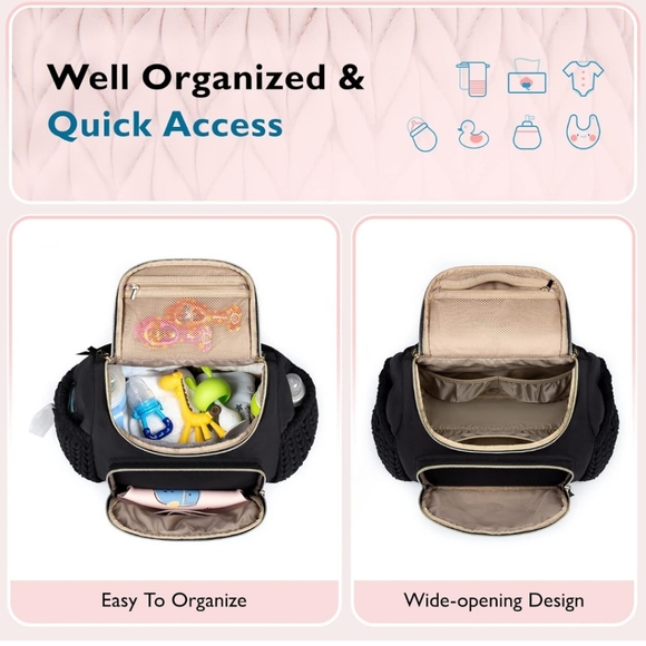 mommore Diaper Bag Small Diaper Backpack - Picture 5 of 13